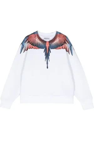 MARCELO BURLON Hættetrøje med vingetryk