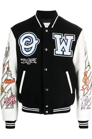 OFF-WHITE Varsity-jakke med logomærke