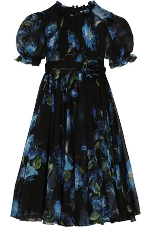 Dolce & Gabbana Kjole med Bellflower-tryk