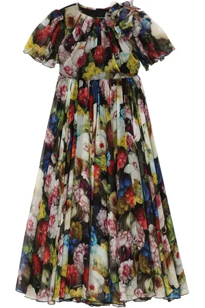 Dolce & Gabbana Silkekjole med blomstertryk