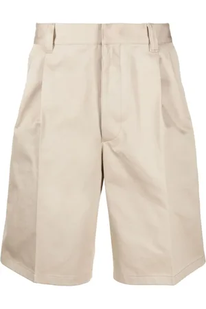 Prada Plisserede shorts med brede ben