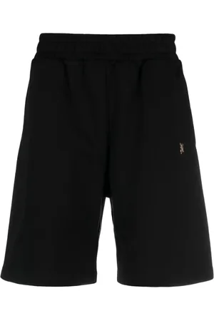Palm Angels Træningsshorts med monogram-plade