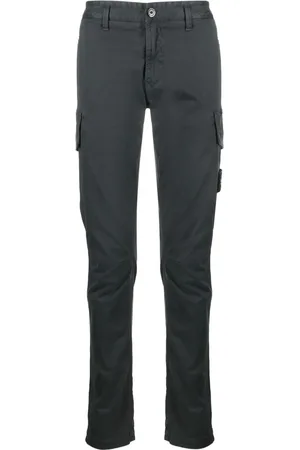 Stone Island Cargo-bukser i twill med farvet effekt
