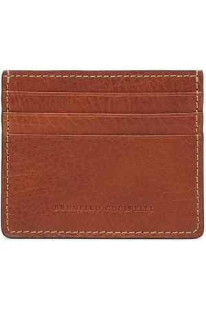 Brunello Cucinelli Kortholder med præget logo