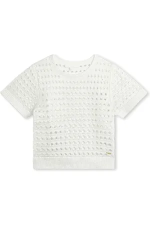 Chloé T-shirt i åben strik
