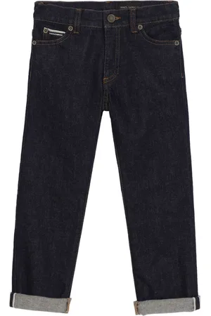 Dolce & Gabbana Jeans med lige ben og logoplade