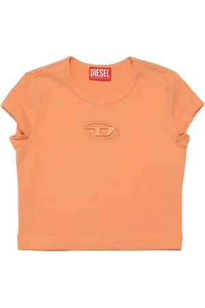 Diesel Cropped top med rund hals