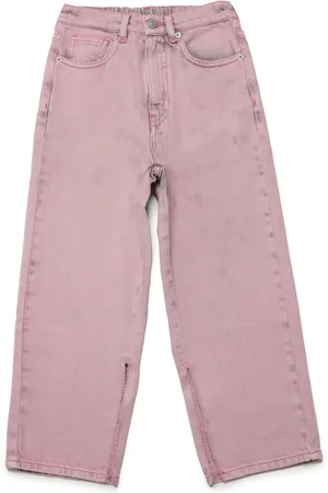 Maison Margiela Jeans med brede ben og syrevasket effekt