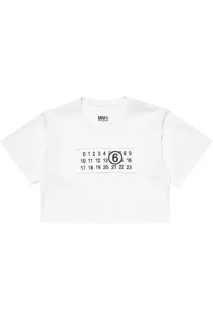 Maison Margiela T-shirt med logoapplikation