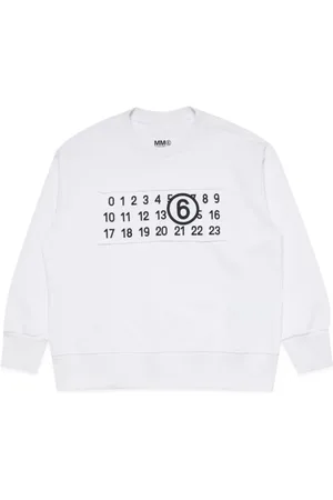 Maison Margiela Sweatshirt med nummer-motiv
