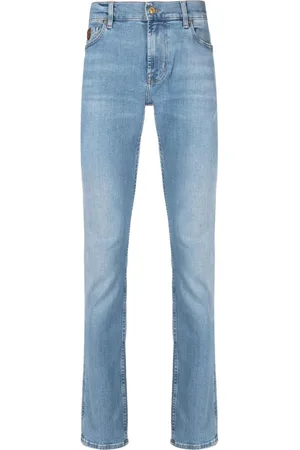 7 for all Mankind Jeans med smal pasform og whiskering-effekt