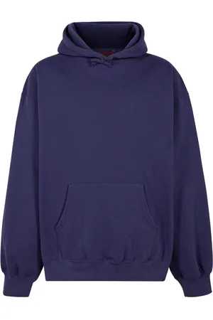 Supreme Hættetrøje med satin-applikation