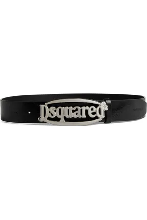 Dsquared2 Læderbælte med logospænde