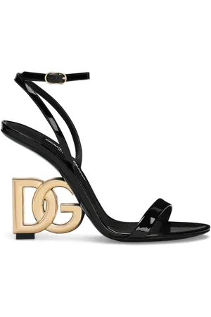 Dolce & Gabbana Sandaler i lakeret læder