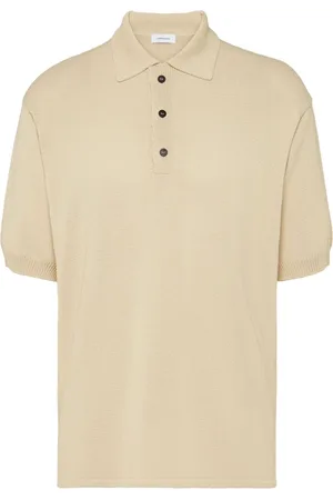 Salvatore Ferragamo Strikket polo med logoplade