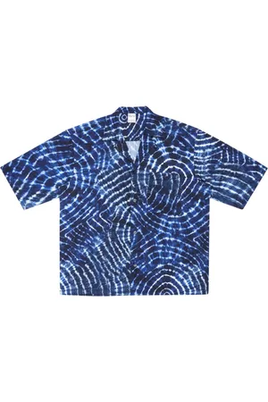 MARCELO BURLON Skjorte med AOP Soundwaves-tryk