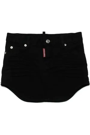Dsquared2 Denimnederdel med logotryk