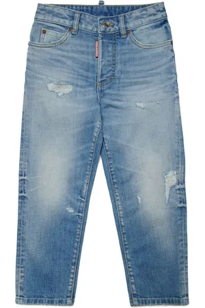 Dsquared2 Jeans med slitageeffekt og lige ben