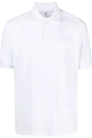 Brunello Cucinelli Piqué-vævet polo