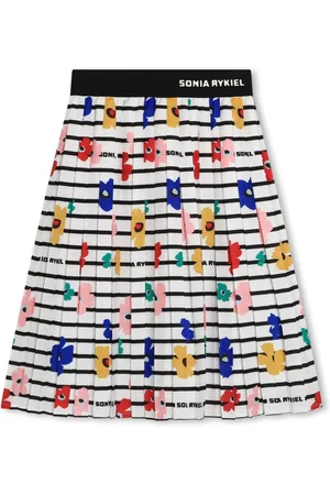 Sonia Rykiel Enfant Lang plisseret nederdel med blomstertryk