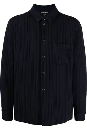 Giorgio Armani Quiltet skjorte med trykknapper