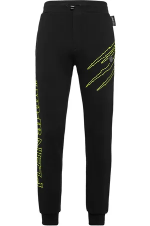 Philipp Plein Joggingbukser med løbesnor i taljen og logotryk