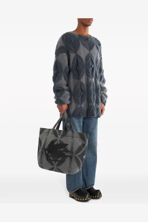 Etro Skotskternet tote med Pegaso-motiv