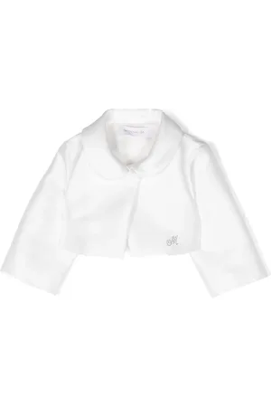 MONNALISA Cropped jakke med logoudsmykning
