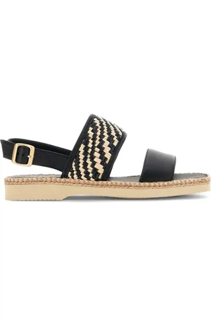 Hogan H660 sandaler i vævet læder