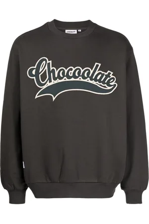 Chocoolate Sweatshirt i jersey-tekstur med logoapplikation