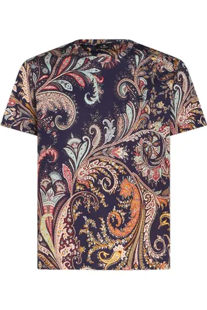 Etro T-shirt med paisleytryk