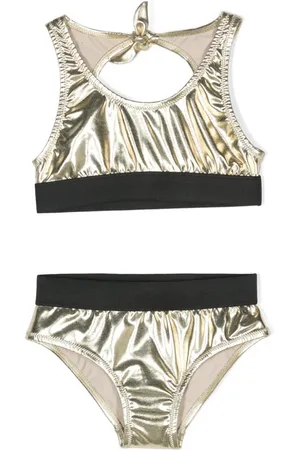 Le pandorine Bikini med metallisk effekt
