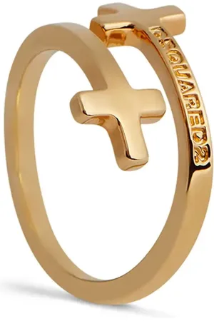Dsquared2 Ring i messing med krydsdesign