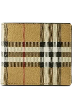 Burberry Vintage-ternet foldepung i læder