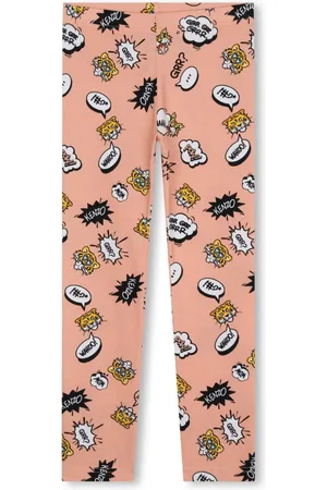 Kenzo Leggings i jersey med tigertryk