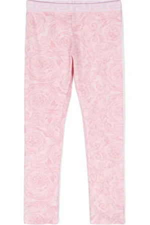 VERSACE Strækbare leggings med baroktryk