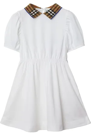 Burberry Polo-kjole med ternet krave