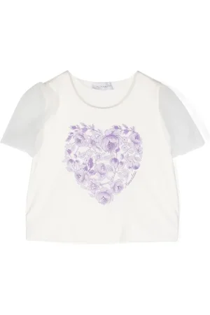 MONNALISA T-shirt med blomstertryk