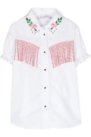 MONNALISA T-shirt med frynser