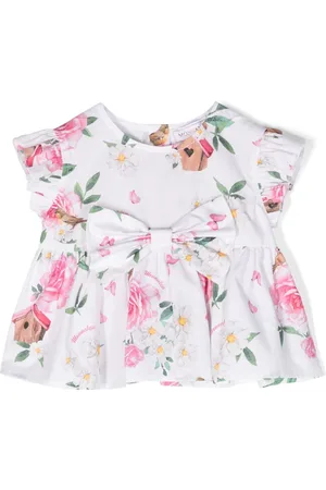 MONNALISA Blomstret Bird Houses bluse