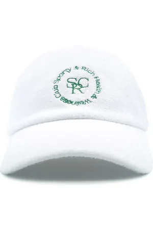 Sporty & Rich Kasket med logobroderi