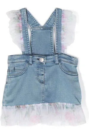 MONNALISA Buksenederdel i denim med flæsekant