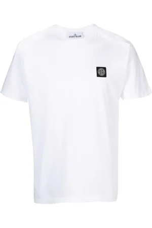 Stone Island T-shirt med kompasapplikation