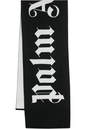Palm Angels Tørklæde med logo i jacquard
