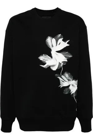Y-3 GFX sweatshirt med blomstertryk