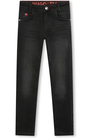 HUGO BOSS Jeans med lige ben og mellemhøj talje
