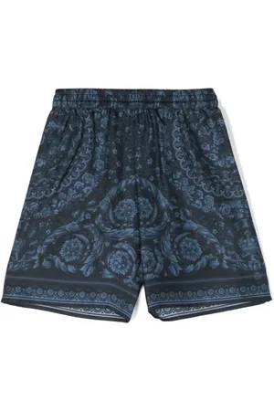 VERSACE Silkeshorts med baroktryk