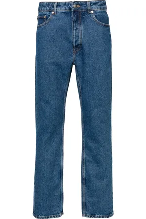 Palm Angels Skinny-jeans med præget monogram