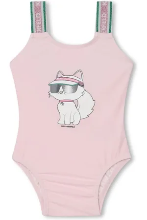 Karl Lagerfeld Bodysuit med choupette-tryk