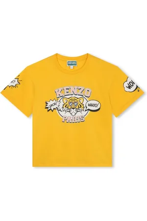 Kenzo T-shirt med tigerhoved-tryk